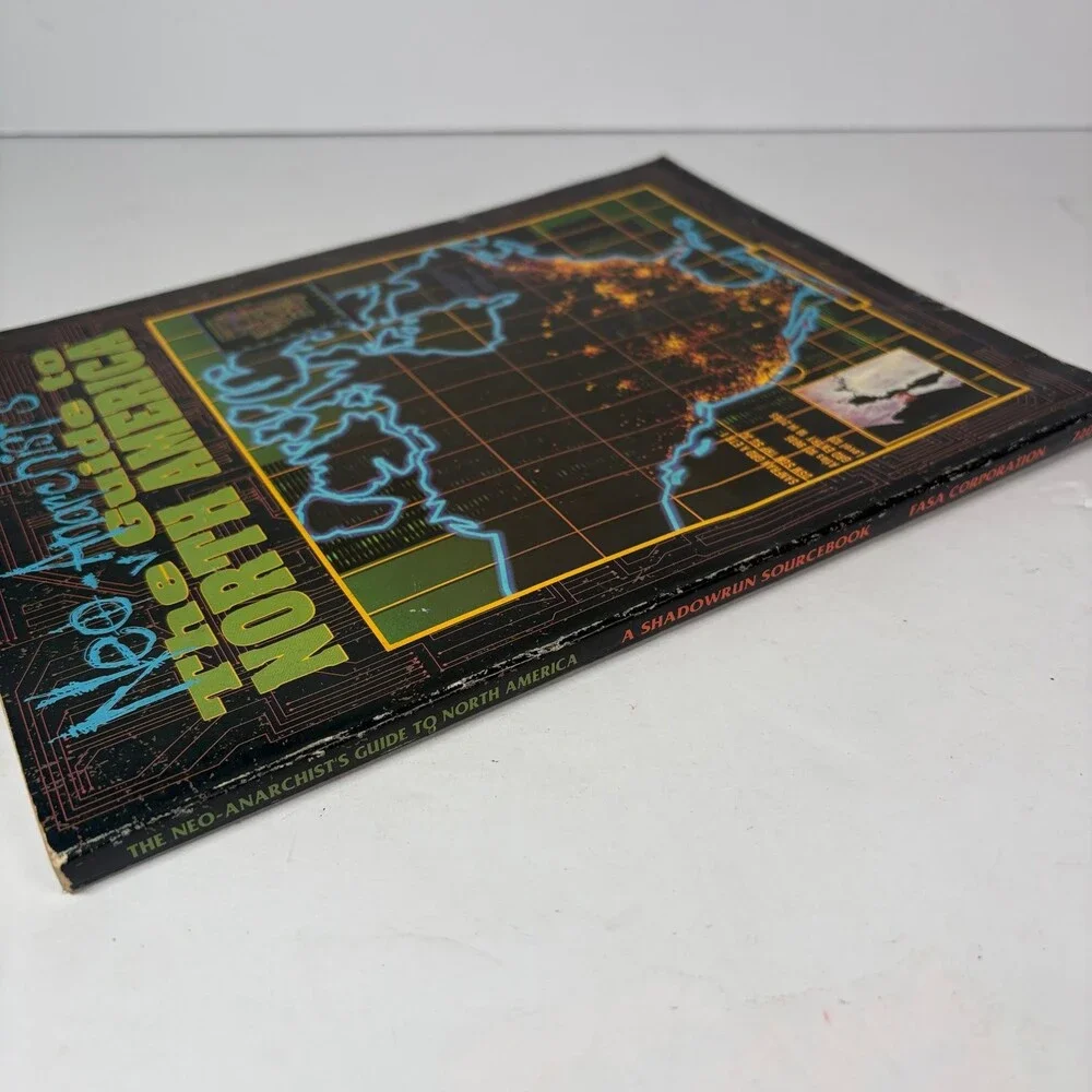 Shadowrun Neo-Anarchist's Guide to North America FASA 1991 RPG Sourcebook